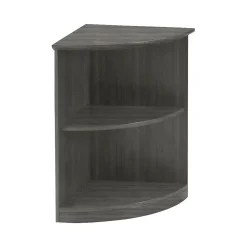 Safco Medina Bookcase 2 Shelf 29 1/2"H, Gray Steel (MVBQ2LGS)