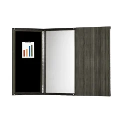 Safco Medina Series Presentation Board, Gray Steel, 48"W x 48"H (MNPBLGS)