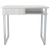 Safco Mirella SOHO 36"W Table Desk with Drawer, White Ash (5512WAH)