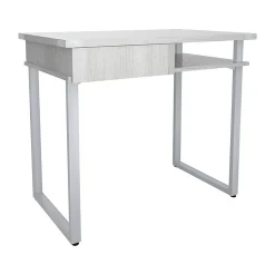 Safco Mirella SOHO 36"W Table Desk with Drawer, White Ash (5512WAH)