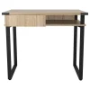 Safco Mirella SOHO 36"W Table Desk with Drawer, Sand Dune (5512SDD)