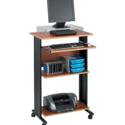 Safco Muv 30" Workstation Desk, Cherry (1923CY)
