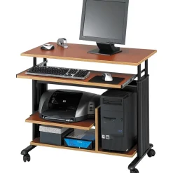 Safco Muv Mini Tower 36" Workstation Desk, Cherry (1927CY)