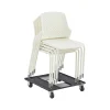 Safco Next High-Impact Polypropylene Office Chair, White, 4/Carton (4287WH)