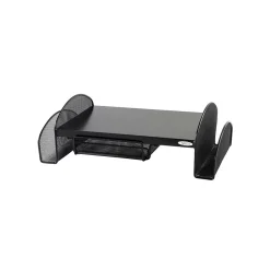 Safco Onyx Monitor Stand, Adjustable, Black (2159BL)