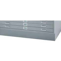 Safco Open-Drawer Flat File Cabinet Base, Gray (4999GRR)
