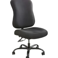 Safco Optimus Fabric Computer and Desk Chair, Black (3590BL)