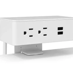 Safco Resi 2 Outlet Power Strip, White (RESUPU)
