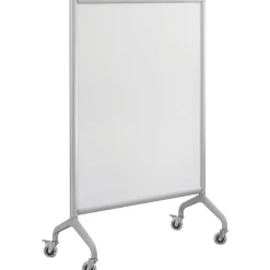Safco Rumba Screen Mobile Whiteboard, Aluminum Frame, 36" x 54" (2014WBS)