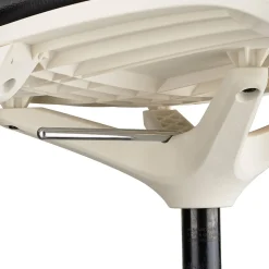 Safco® Shell™ Vinyl Upholstered Extended-Height Chair, White (7014WH)