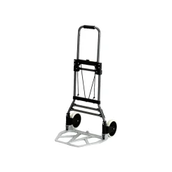 Safco STOW AWAY Collapsible Hand Truck, 275 lbs., Aluminum/Black (4062)