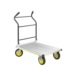 Safco STOW AWAY Platform Truck, 1000 lbs., Aluminum/Black (4053NC)