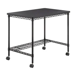 Safco Wire Desk 36" Workstation, Black (5203BL)