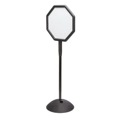 Safco WriteWay Dry-Erase Paint Mobile Whiteboard, Black Frame, 1.88' x 5.42' (4118BL)