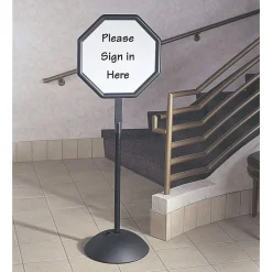 Safco WriteWay Dry-Erase Paint Mobile Whiteboard, Black Frame, 1.88' x 5.42' (4118BL)