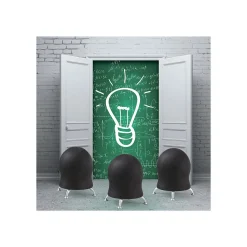 Safco Zenergy Polyester Ball Chair, Black (BT508BK)