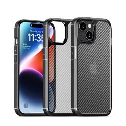 SaharaCase Anti-Slip MagSafe Phone Case for iPhone 15, Shock Absorbing, Black (CP00439)