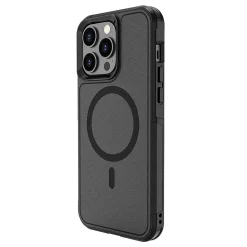 SaharaCase Armor MagSafe Phone Case for iPhone 15 Pro Max, Shock Absorbing, Black (CP00482)