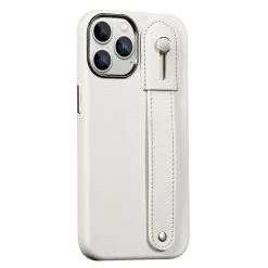 SaharaCase FingerGrip MagSafe Phone Case for iPhone 15 Pro Max, Shock Absorbing, White (CP00479)