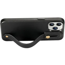 SaharaCase FingerGrip MagSafe Phone Case for iPhone 15 Pro, Shock Absorbing, Black (CP00465)