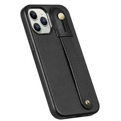 SaharaCase FingerGrip MagSafe Phone Case for iPhone 15 Pro, Shock Absorbing, Black (CP00465)