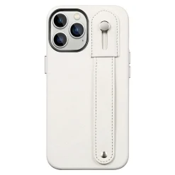 SaharaCase FingerGrip MagSafe Phone Case for iPhone 15 Pro, Shock Absorbing, White (CP00466)