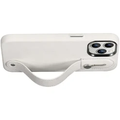 SaharaCase FingerGrip MagSafe Phone Case for iPhone 15 Pro, Shock Absorbing, White (CP00466)