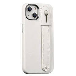 SaharaCase FingerGrip MagSafe Phone Case for iPhone 15 Plus, Shock Absorbing, White (CP00453)
