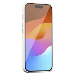 SaharaCase FingerGrip MagSafe Phone Case for iPhone 15 Plus, Shock Absorbing, White (CP00453)