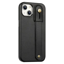SaharaCase FingerGrip MagSafe Phone Case for iPhone 15 Plus, Shock Absorbing, Black (CP00452)