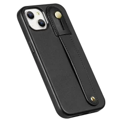 SaharaCase FingerGrip MagSafe Phone Case for iPhone 15 Plus, Shock Absorbing, Black (CP00452)