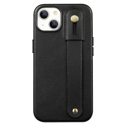SaharaCase FingerGrip MagSafe Phone Case for iPhone 15 Plus, Shock Absorbing, Black (CP00452)