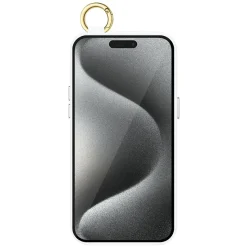 SaharaCase FingerGrip Phone Case for iPhone 15 Pro Max, Shock Absorbing, White (CP00485)