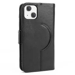 SaharaCase Folio Wallet MagSafe Phone Case for iPhone 15, Shock Absorbing, Black (CP00445)