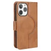 SaharaCase Folio Wallet MagSafe Phone Case for iPhone 15 Pro, Shock Absorbing, Brown (CP00468)