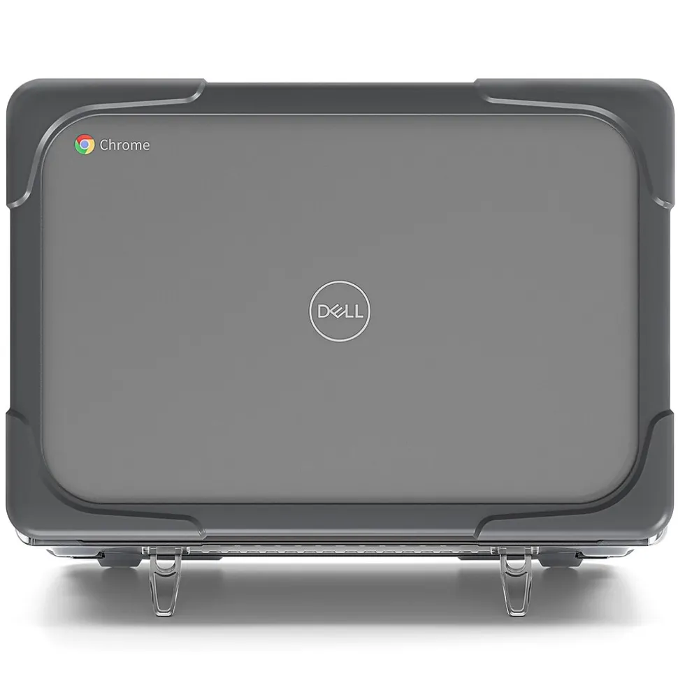 SaharaCase Hard Shell Laptop Case for Dell Chromebook, Gray/Clear (LT00054)