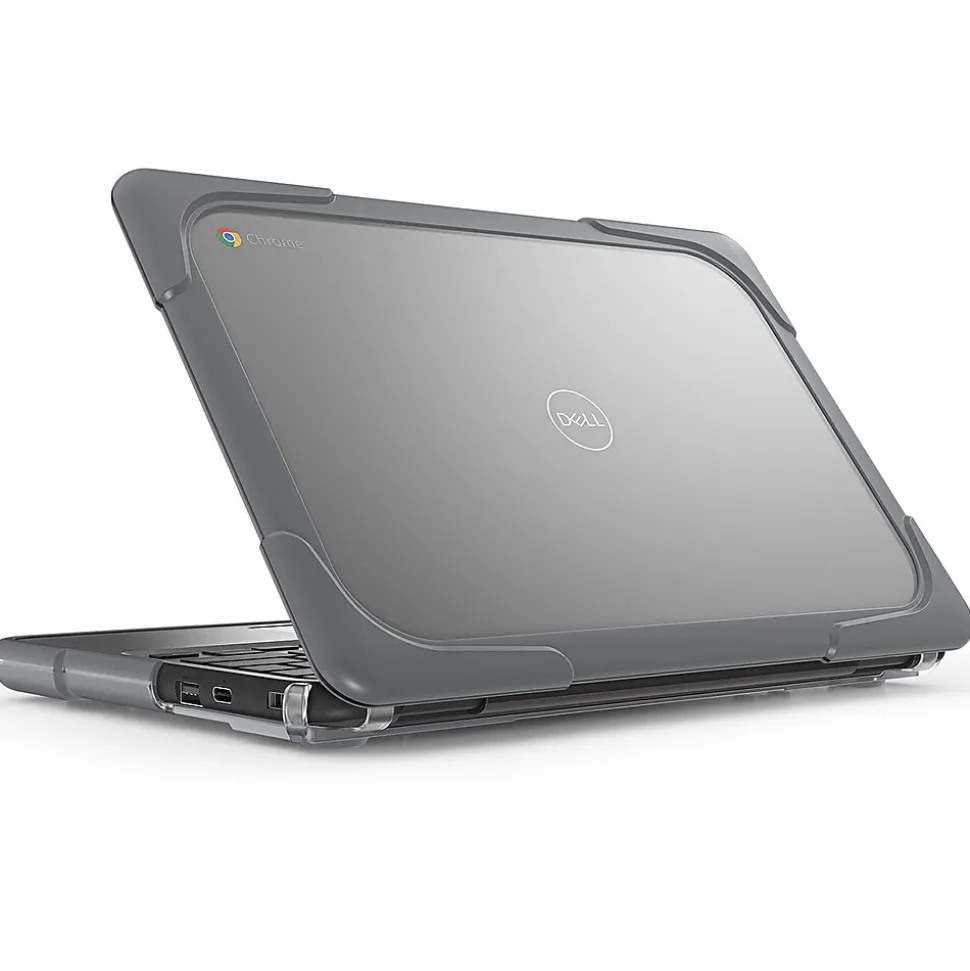 SaharaCase Hard Shell Laptop Case for Dell Chromebook, Gray/Clear (LT00054)