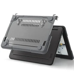 SaharaCase Hard Shell Laptop Case for Dell Chromebook, Gray/Clear (LT00054)