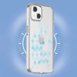 SaharaCase Hybrid-Flex Hard Shell MagSafe Phone Case for iPhone 15 Plus, Shock Absorbing, Clear (CP00447)