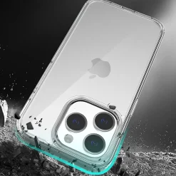 SaharaCase Hybrid-Flex Hard Shell MagSafe Phone Case for iPhone 15 Pro, Shock Absorbing, Clear (CP00456)