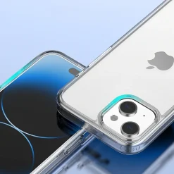 SaharaCase Hybrid-Flex Hard Shell MagSafe Phone Case for iPhone 15, Shock Absorbing, Clear (CP00438)