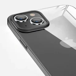 SaharaCase Hybrid-Flex Ultra Thin MagSafe Phone Case for iPhone 15, Shock Absorbing, Black (CP00440)