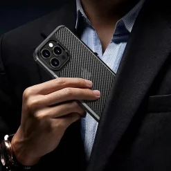 SaharaCase Rugged Case for iPhone 15 Pro Max with Glass Screen, Camera Protector, Shock Absorbing, Black (CP470ZD128ZD131)