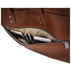 Samsonite Classic Leather Slim Briefcase, Cognac (126038-1221)