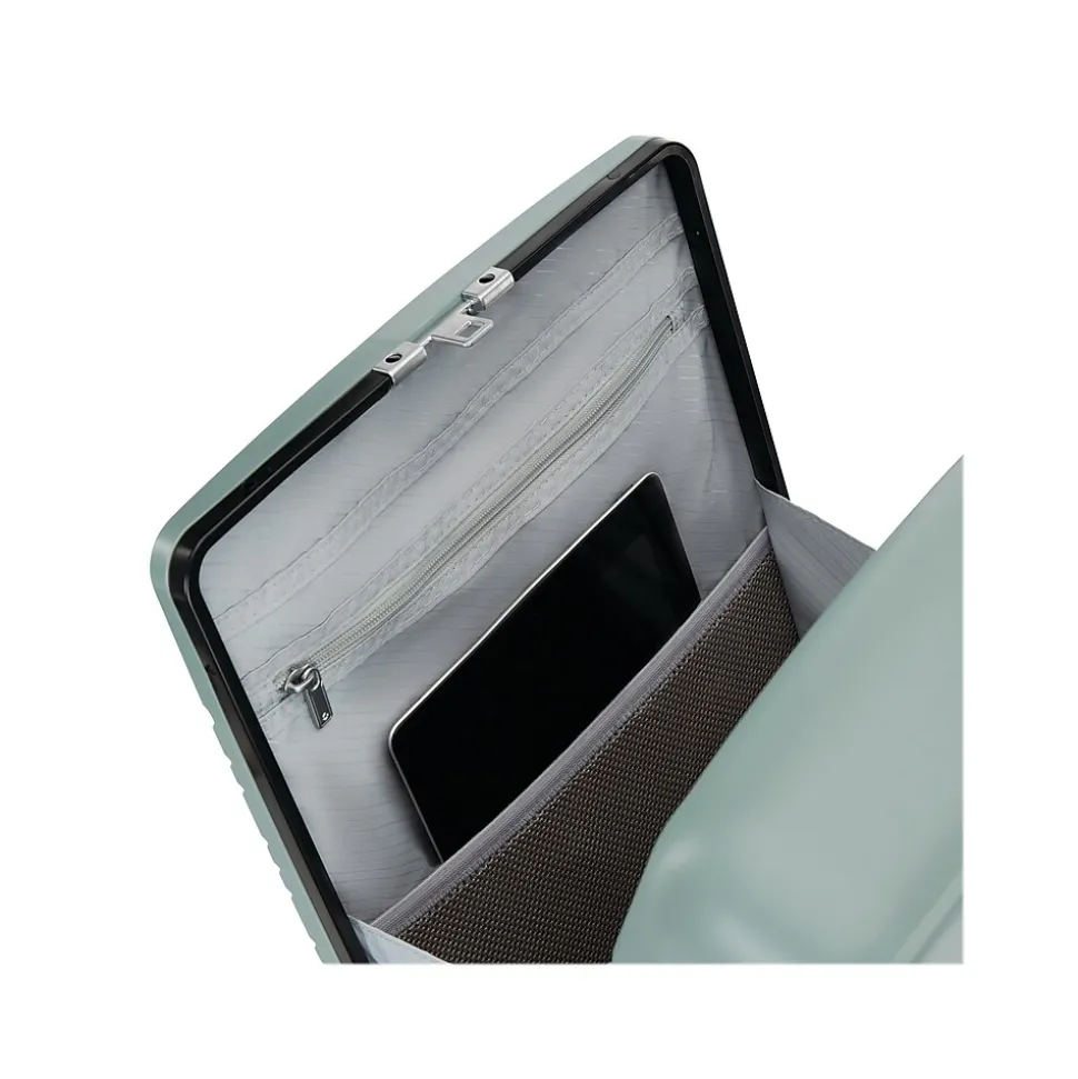 Samsonite Elevation Plus 23" Hardside Carry-On Suitcase, 4-Wheeled Spinner, TSA Checkpoint Friendly, Cypress Green (142910-1244)