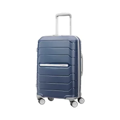 Samsonite Freeform 21.25" Hardside Carry-On Suitcase, 4-Wheeled Spinner, TSA Checkpoint Friendly, Navy (78255-1596)