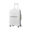 Samsonite Freeform 21.25" Hardside Carry-On Suitcase, 4-Wheeled Spinner, TSA Checkpoint Friendly, White/Gray (78255-4744)