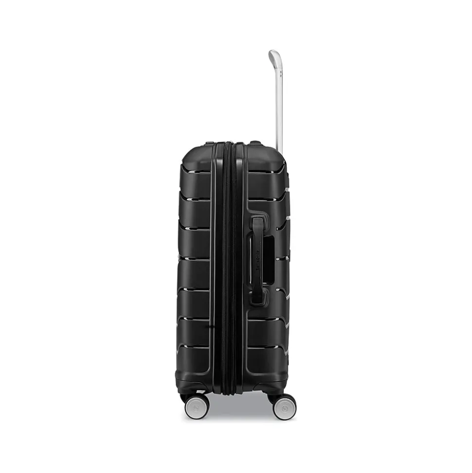 Samsonite Freeform 21.25" Hardside Carry-On Suitcase, 4-Wheeled Spinner, TSA Checkpoint Friendly, Black (78255-1041)