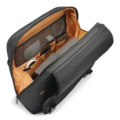 Samsonite Kombi Laptop Briefcase, Brown/Black Nylon (92314-1051)