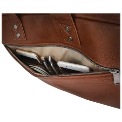 Samsonite Leather Briefcase, Laptop Compatible, Cognac (126038-1221)